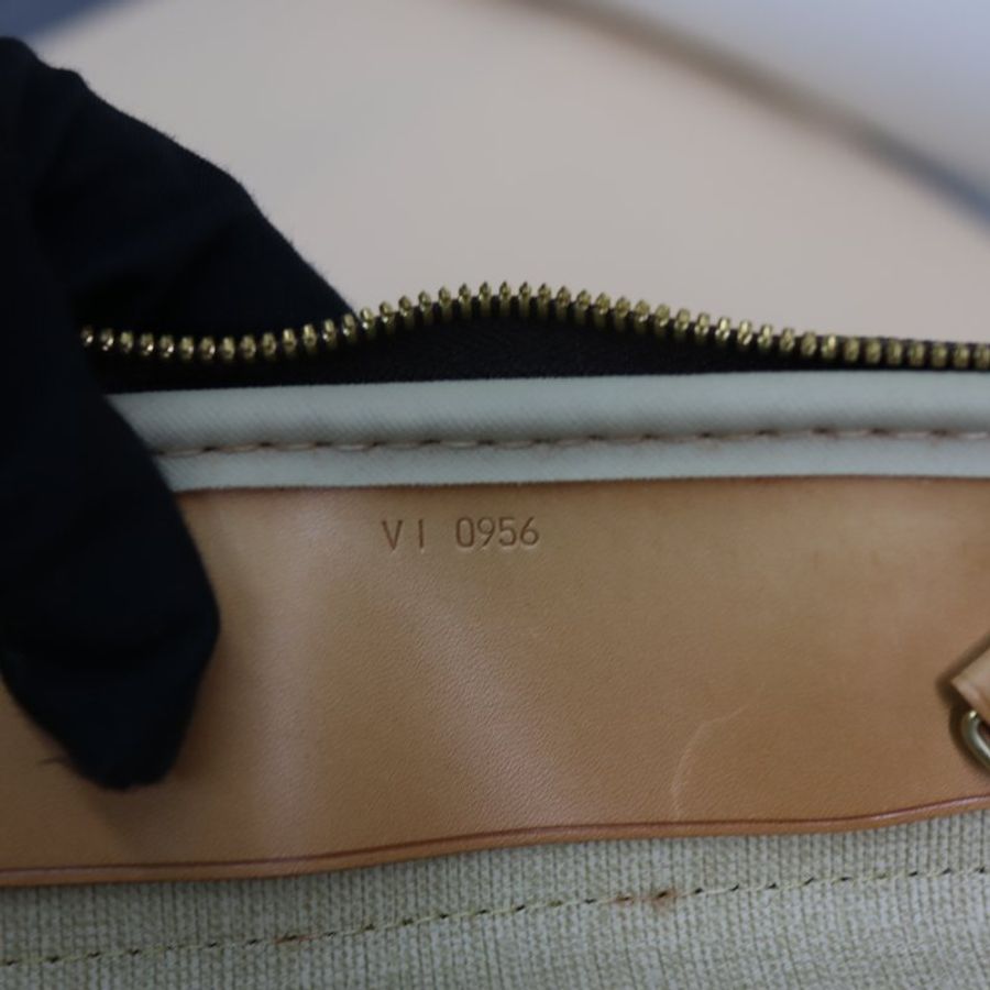 LV 原花老花 #1687大款大珍包旅行袋行李箱登機箱 Alize 24Heures Boston Travel Bag M41399 二手-17