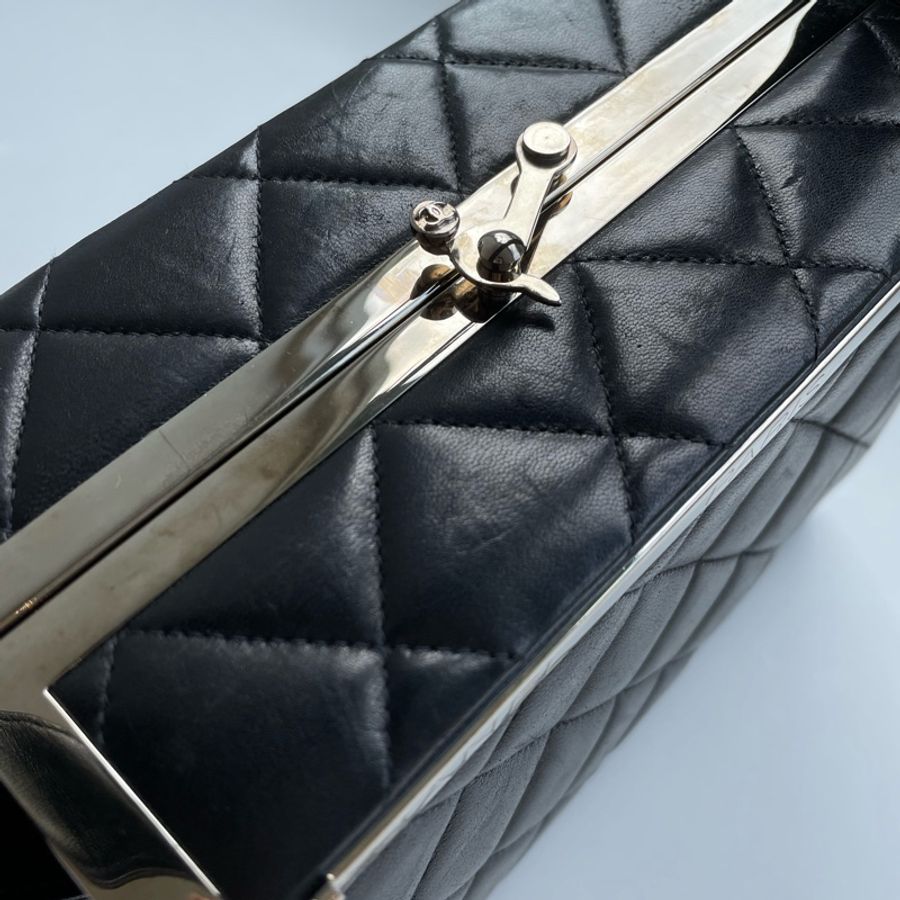 ［Vintage CHANEL］復古手提牛奶盒-2