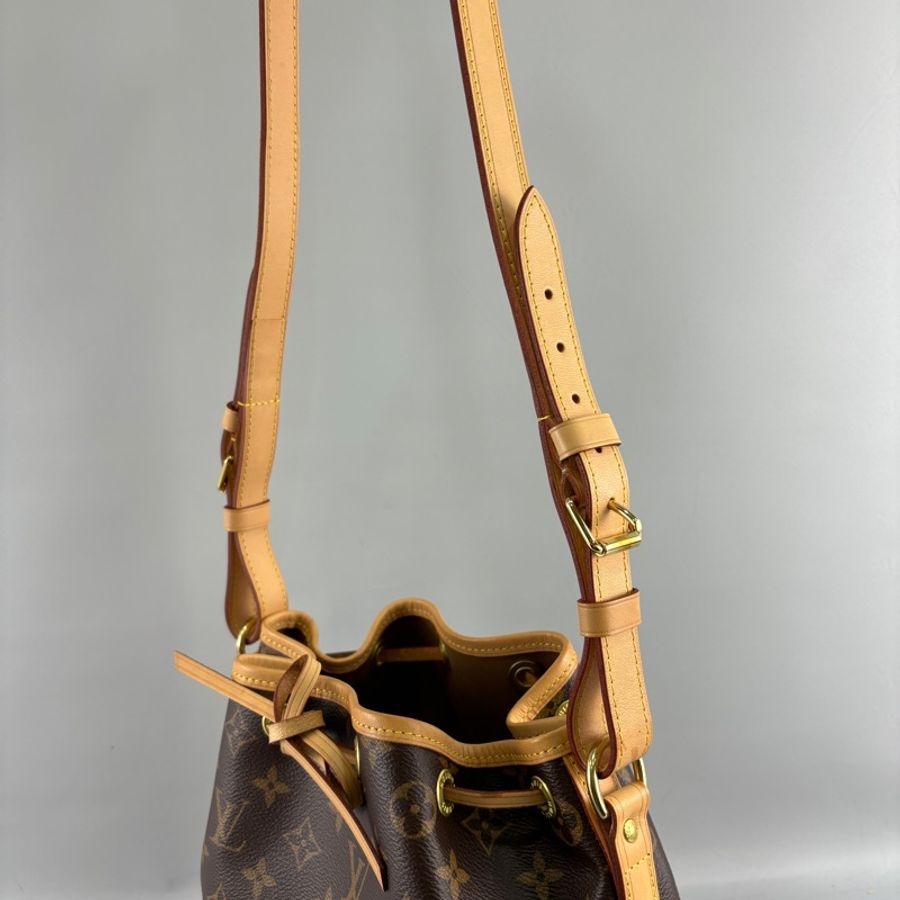 Louis Vuitton M40817經典原花水桶肩背包Noe BB-13