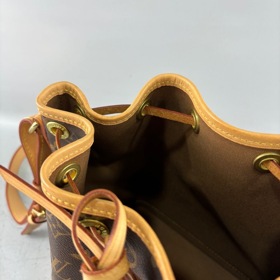 Louis Vuitton M40817經典原花水桶肩背包Noe BB-18