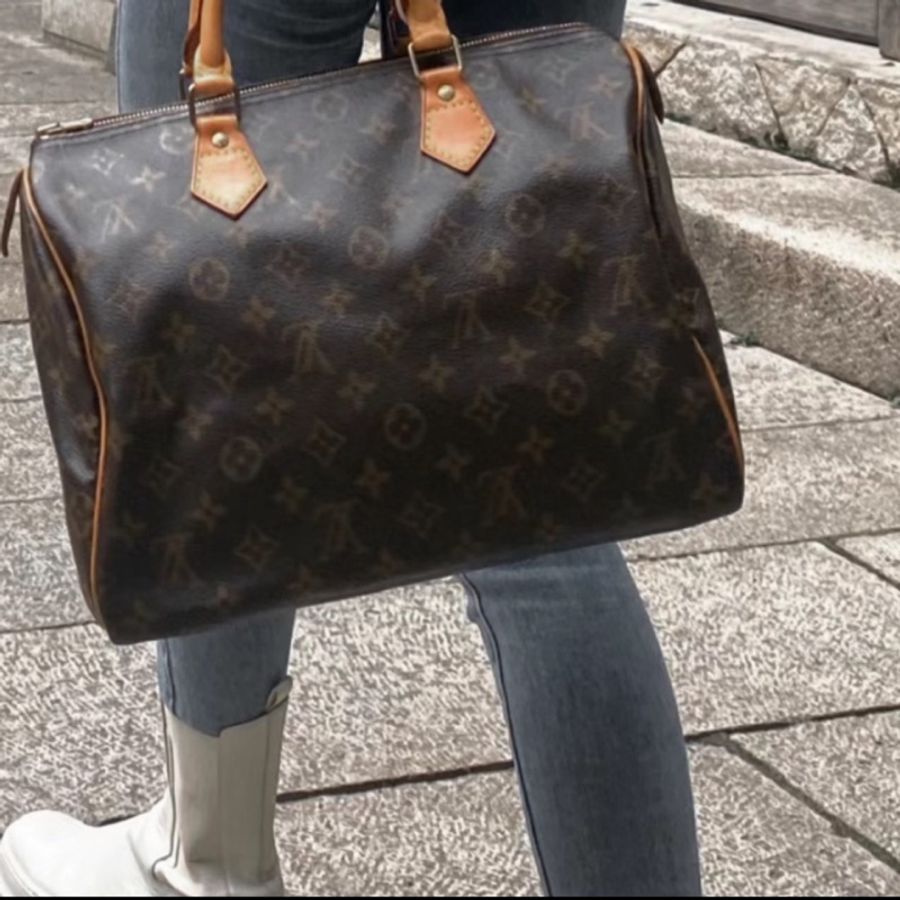 LV speedy 30波士頓手提包-5
