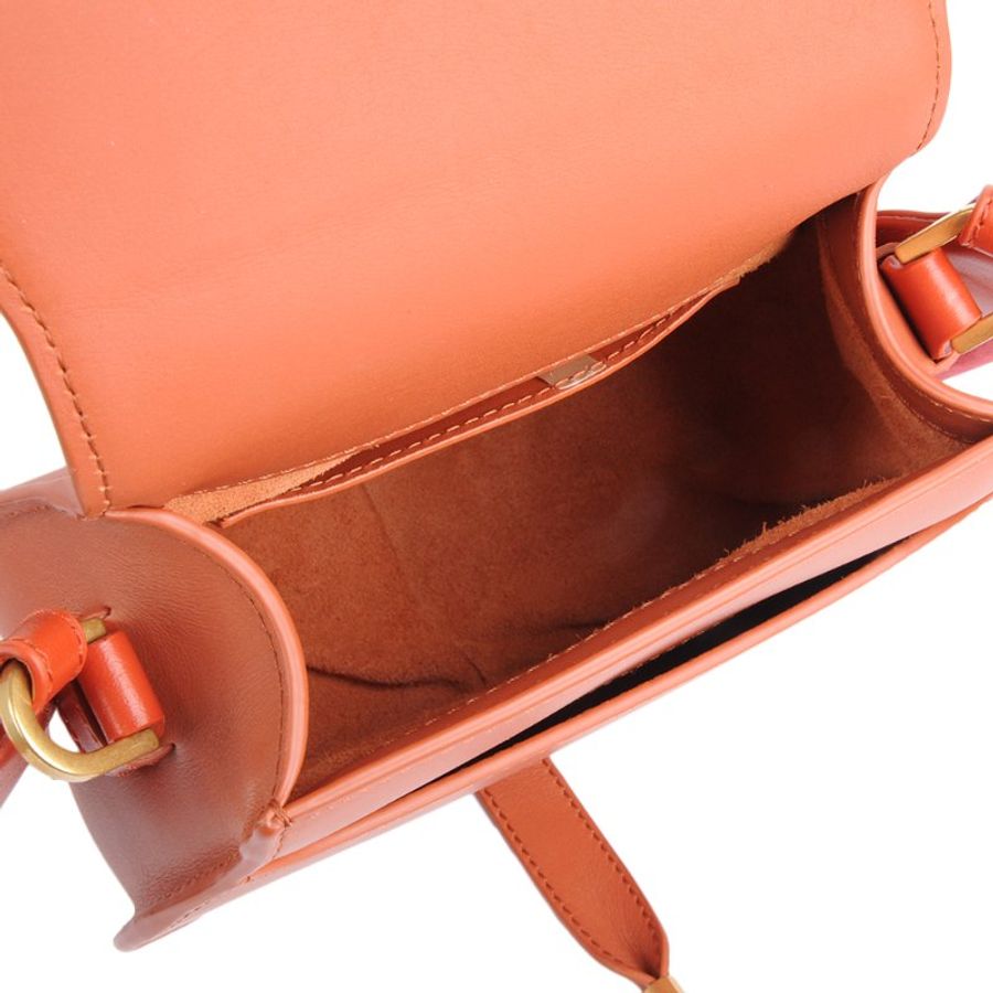 Chloe Small Marcie Saddle Crossbody Bag for Women in Brown (CHC22WS680I55-26R)-3