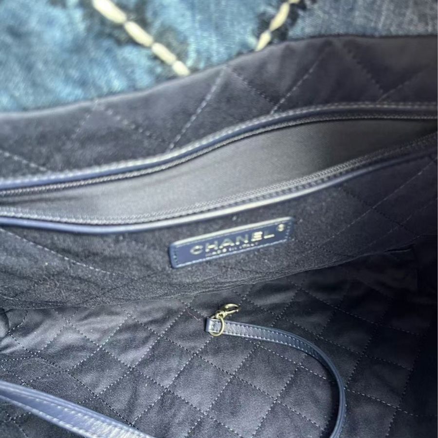 Chanel 購物包 香奈兒 24P  22bag 牛仔包-11