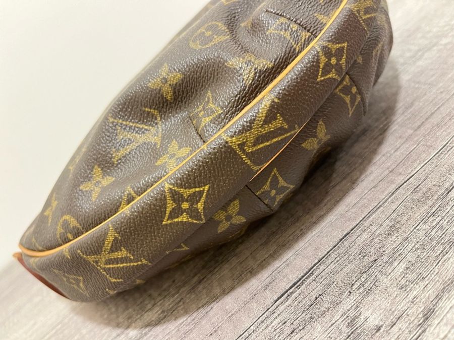 LV 經典老花可頌包/豌豆包-8