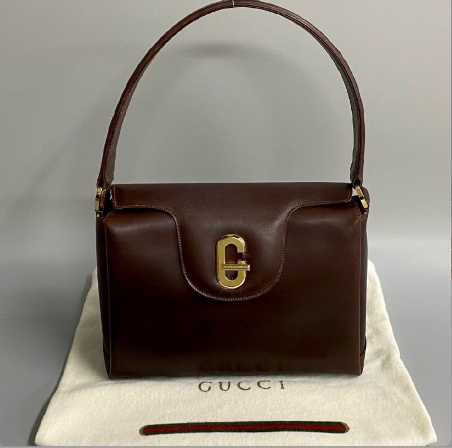 CUGGI 中古棕色袋-0