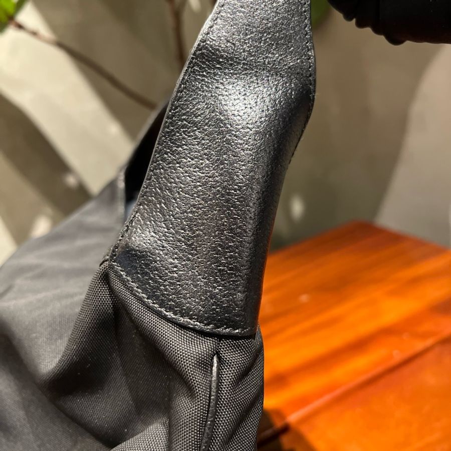 Gucci 尼龍布配皮Jackie側背包-16