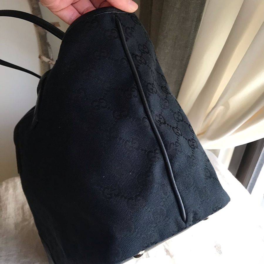 Gucci 老花字紋GG丹寧牛仔緹花布🇮🇹托特包/小資包/媽媽包/購物包🇮🇹側背包/手提包/肩背包🇮🇹正品🇮🇹況好🇮🇹量輕好裝-11