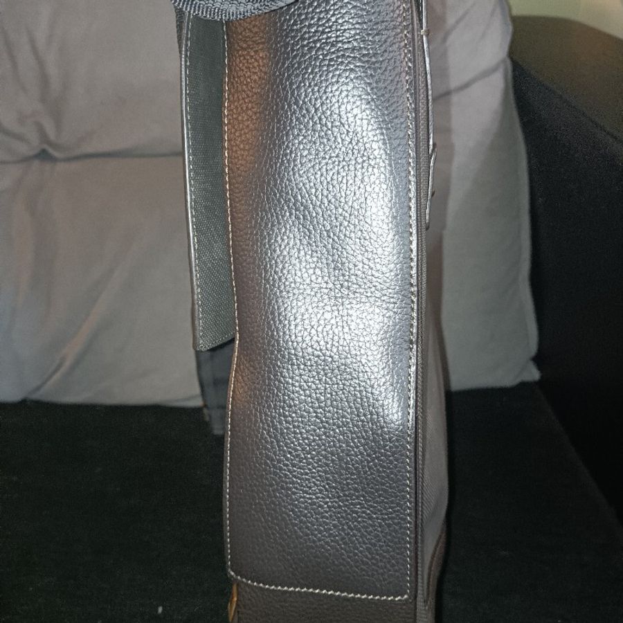 dunhill 牛皮帆布側背包-7