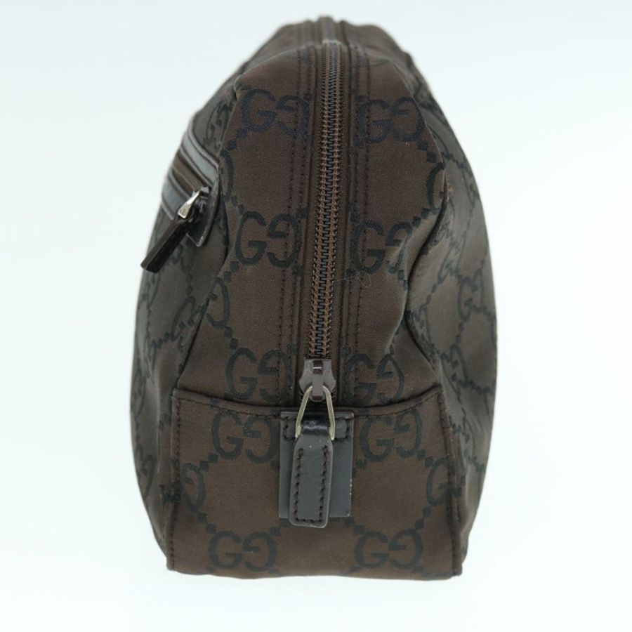 【日本直送】GUCCI GG帆布手拿包 深棕色 112253 正品 62829-2