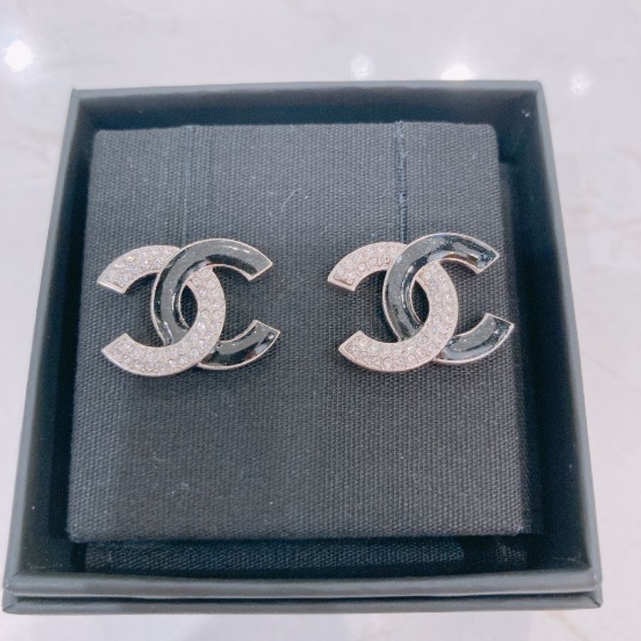 CHANEL CLASSIC CC LOGO EARRINGS香奈兒經典CC耳環-4