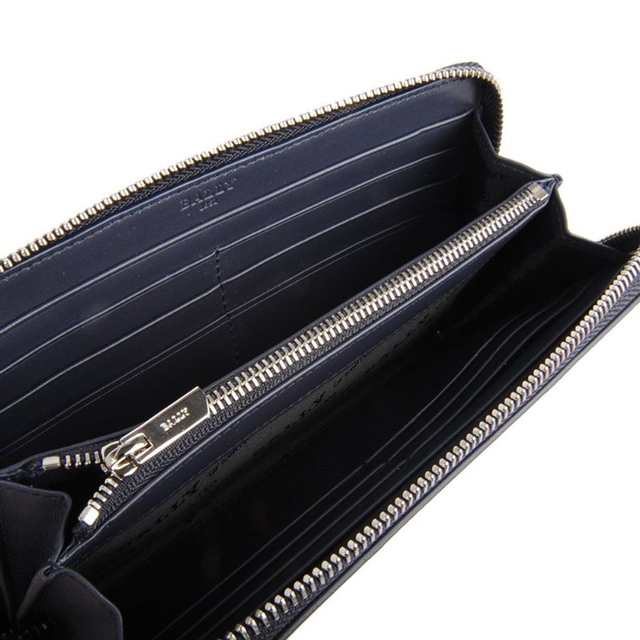 Bally Bhytus.Hp Long Wallet for Unisex in Navy/Blue (6303615-I5C2P)-3