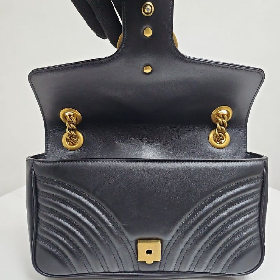 Gucci黑色 Marmont Small Bag-10