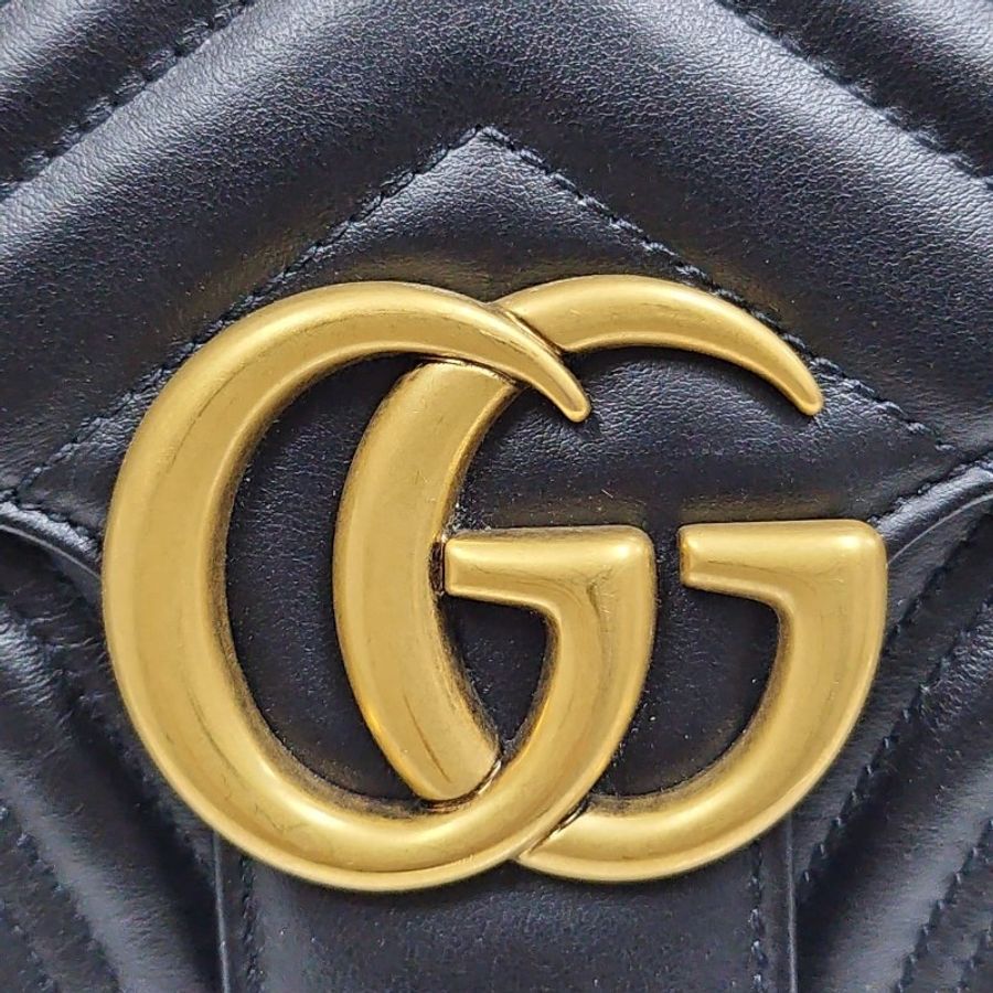 Gucci黑色 Marmont Small Bag-15