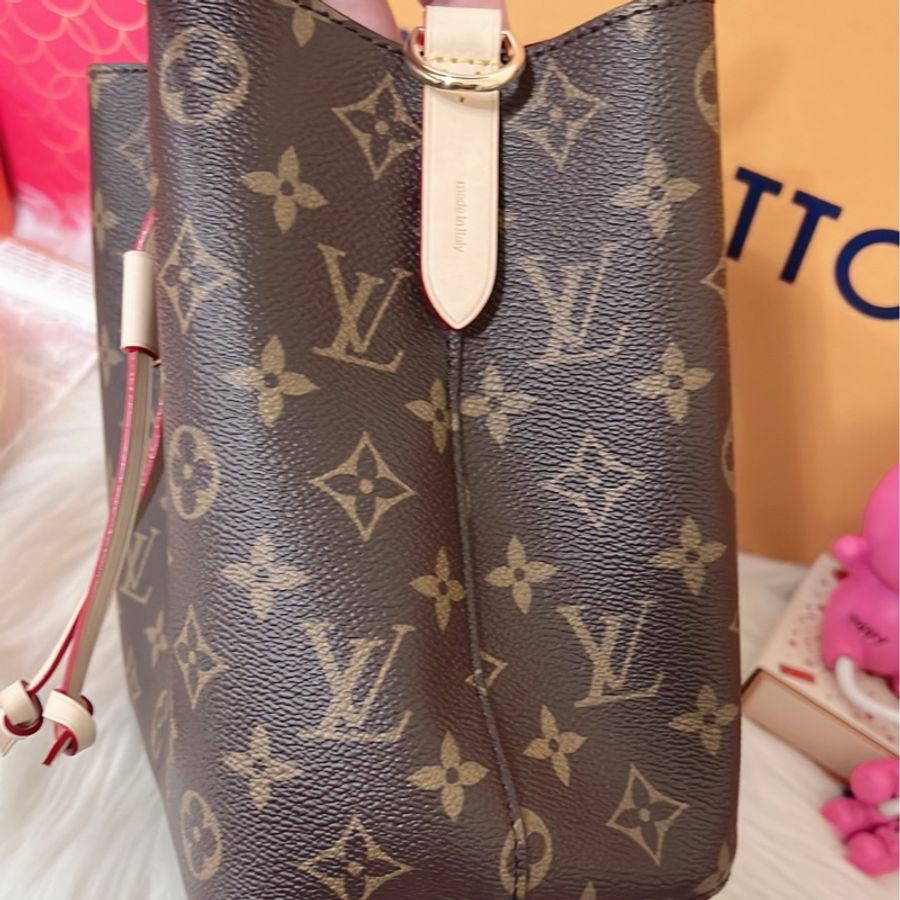 LV M46581 Neonoe BB系列Monogram印花帆布束口手提/斜背水桶包-2