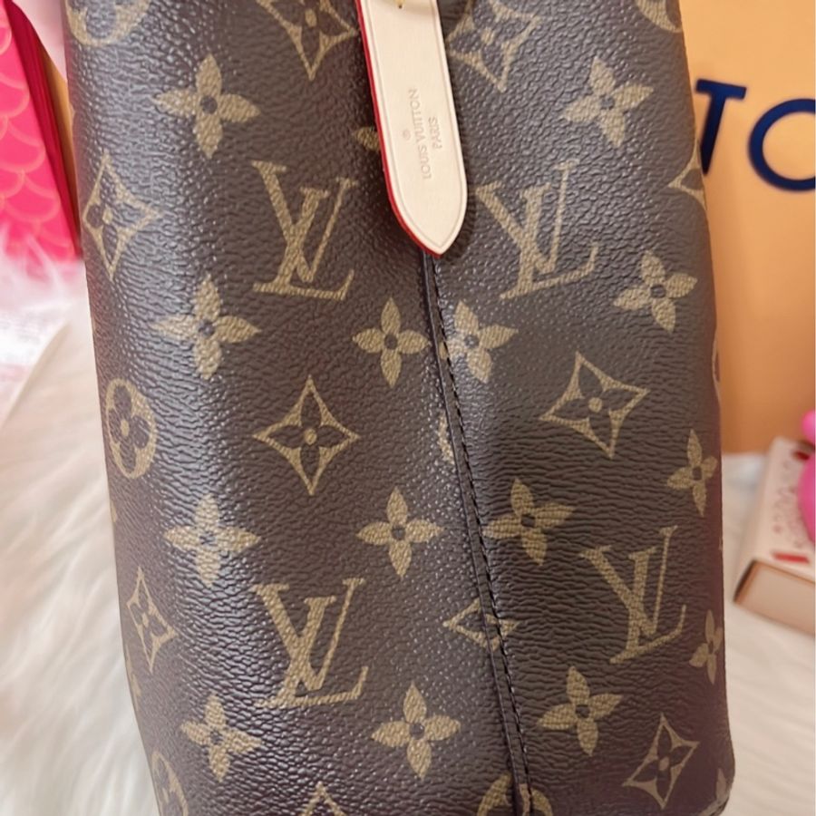 LV M46581 Neonoe BB系列Monogram印花帆布束口手提/斜背水桶包-3
