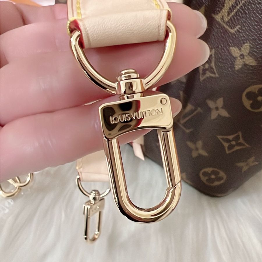 LV M46581 Neonoe BB系列Monogram印花帆布束口手提/斜背水桶包-14