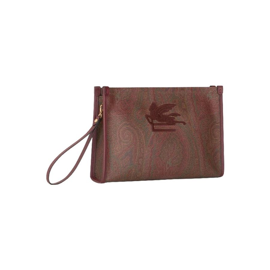Etro Large Paisley Pouch Bag for Women in Red (1H7837567-0600)-1