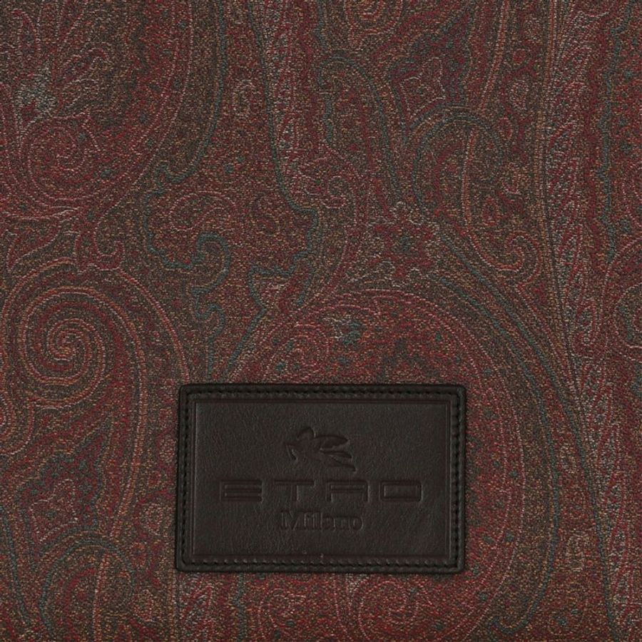 Etro Medium Crown Me Paisley Tote Bag for Women in Red (1N0088665-0600)-4