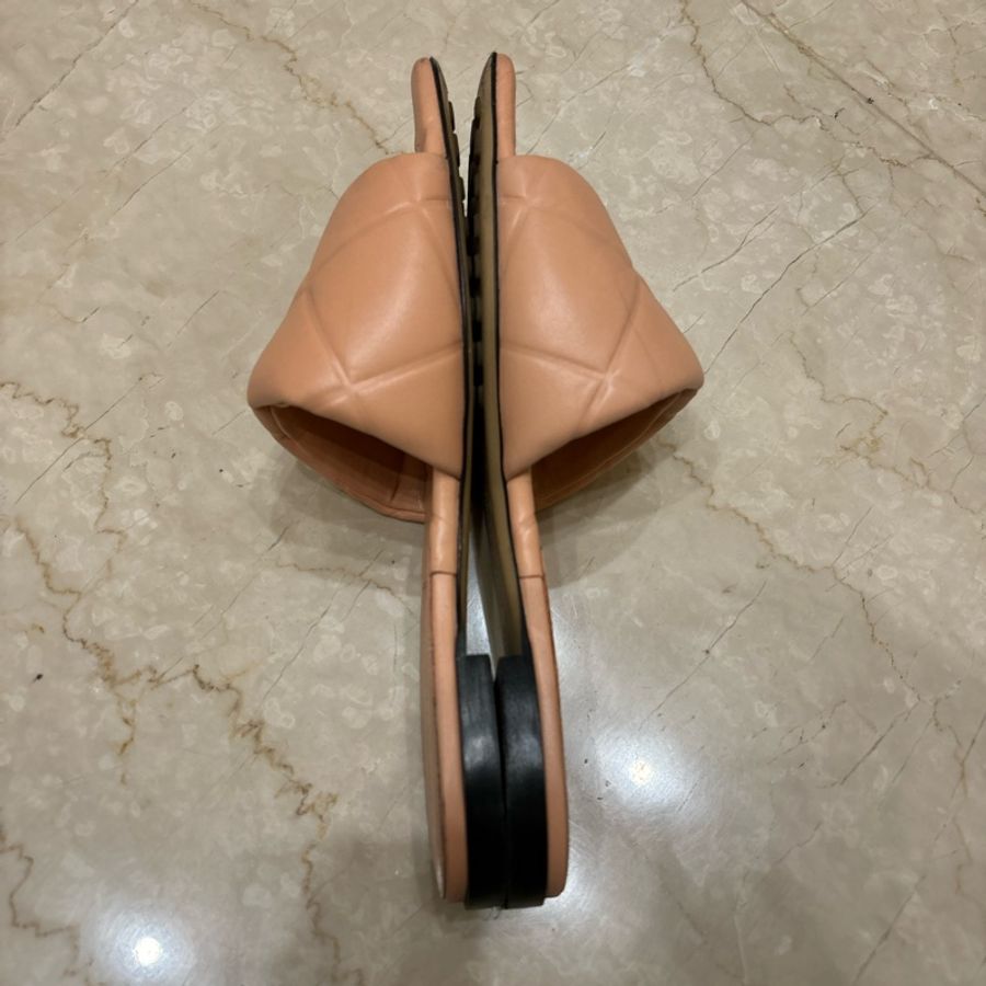 BV蜜桃粉拖鞋-2