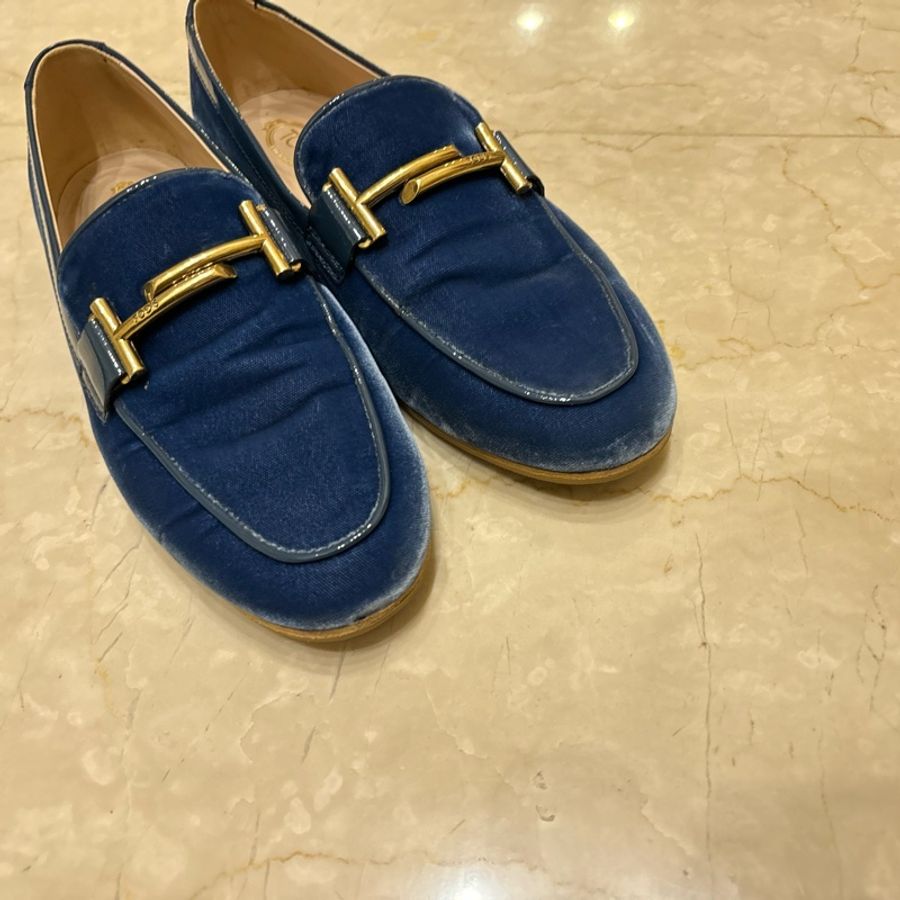 Tod’s 天鵝絨37平底鞋-3