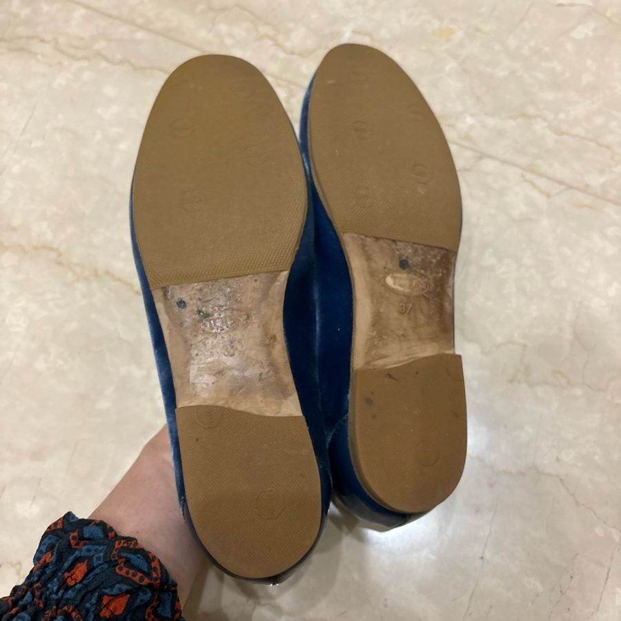 Tod’s 天鵝絨37平底鞋-5