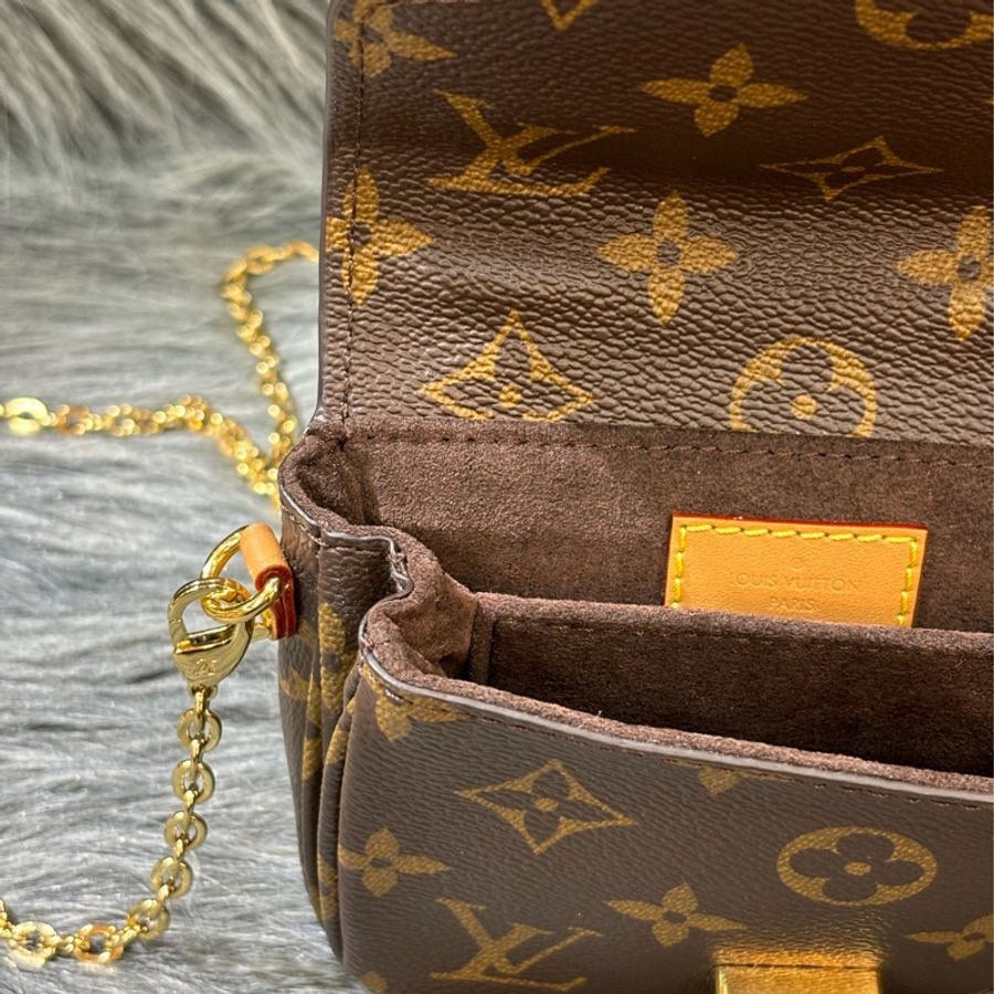 LV M81267 Micro Metis 老花 原花 金釦 小廢包 斜背包 零錢包 郵差包-18