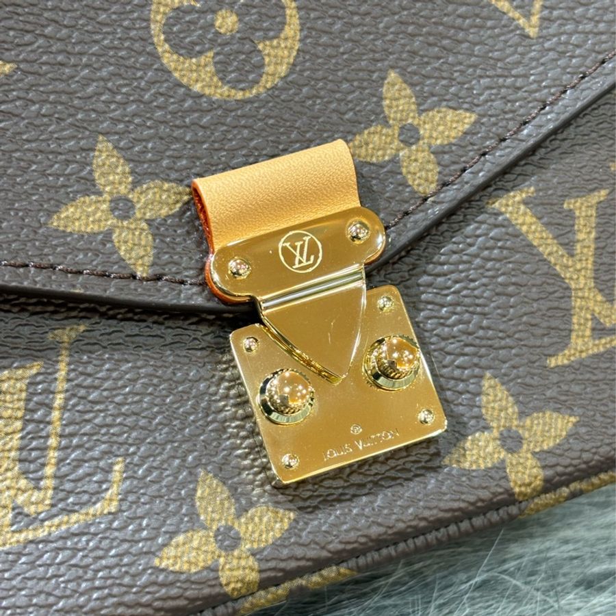 LV M81267 Micro Metis 老花 原花 金釦 小廢包 斜背包 零錢包 郵差包-19
