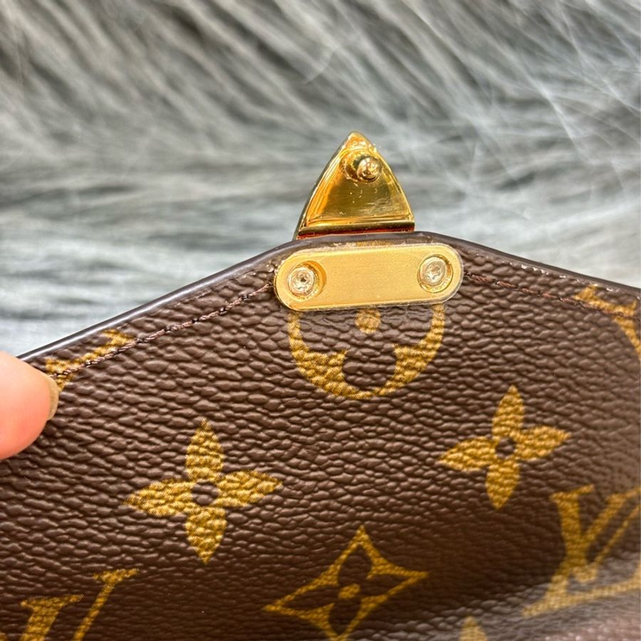LV M81267 Micro Metis 老花 原花 金釦 小廢包 斜背包 零錢包 郵差包-20