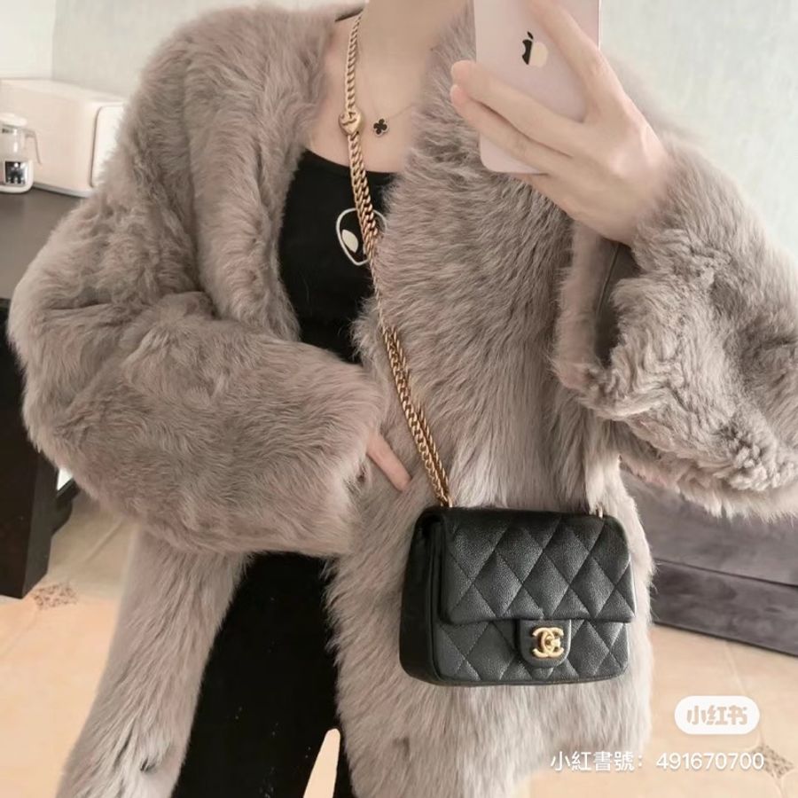 CHANEL 愛心調節釦金鏈方胖 19cm-0