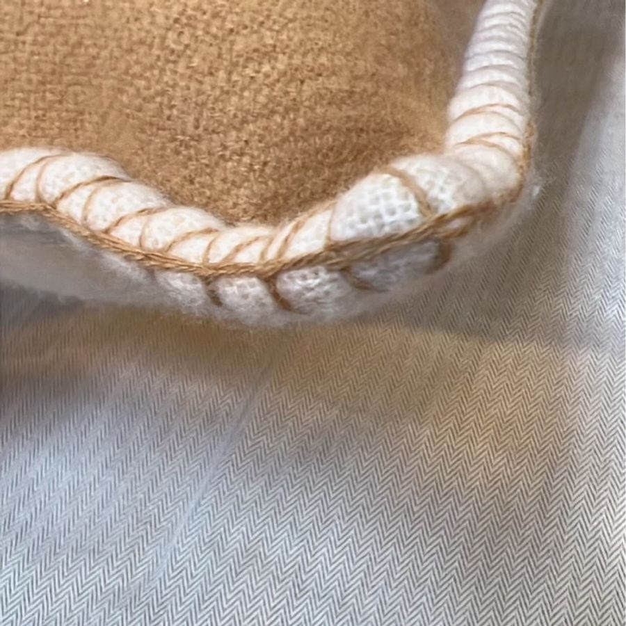 全新HERMES 愛馬仕baby抱枕 奶茶色-4