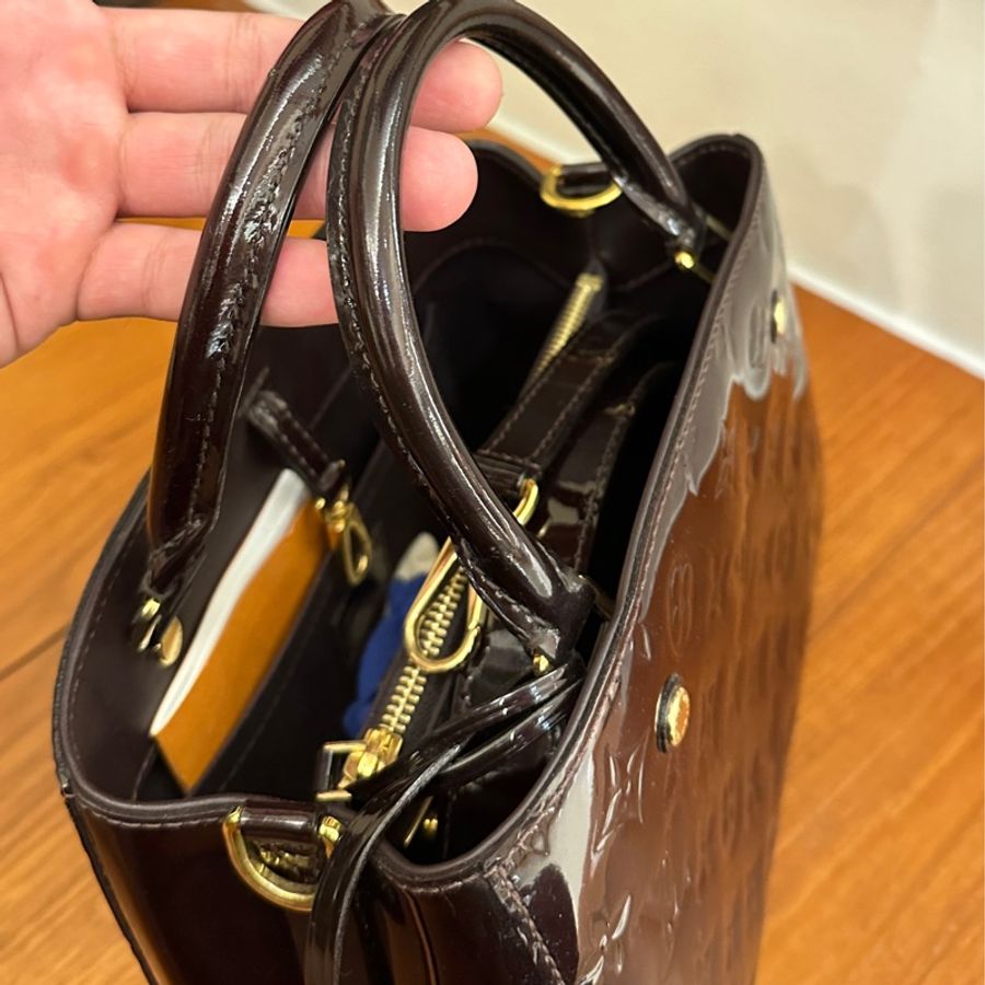 LV 紫漆皮蒙田BB-3