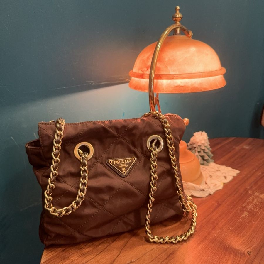 Prada Tesuto Nylon Bag 降落傘尼龍料鏈條兩用袋-1
