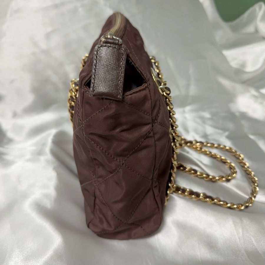 Prada Tesuto Nylon Bag 降落傘尼龍料鏈條兩用袋-7