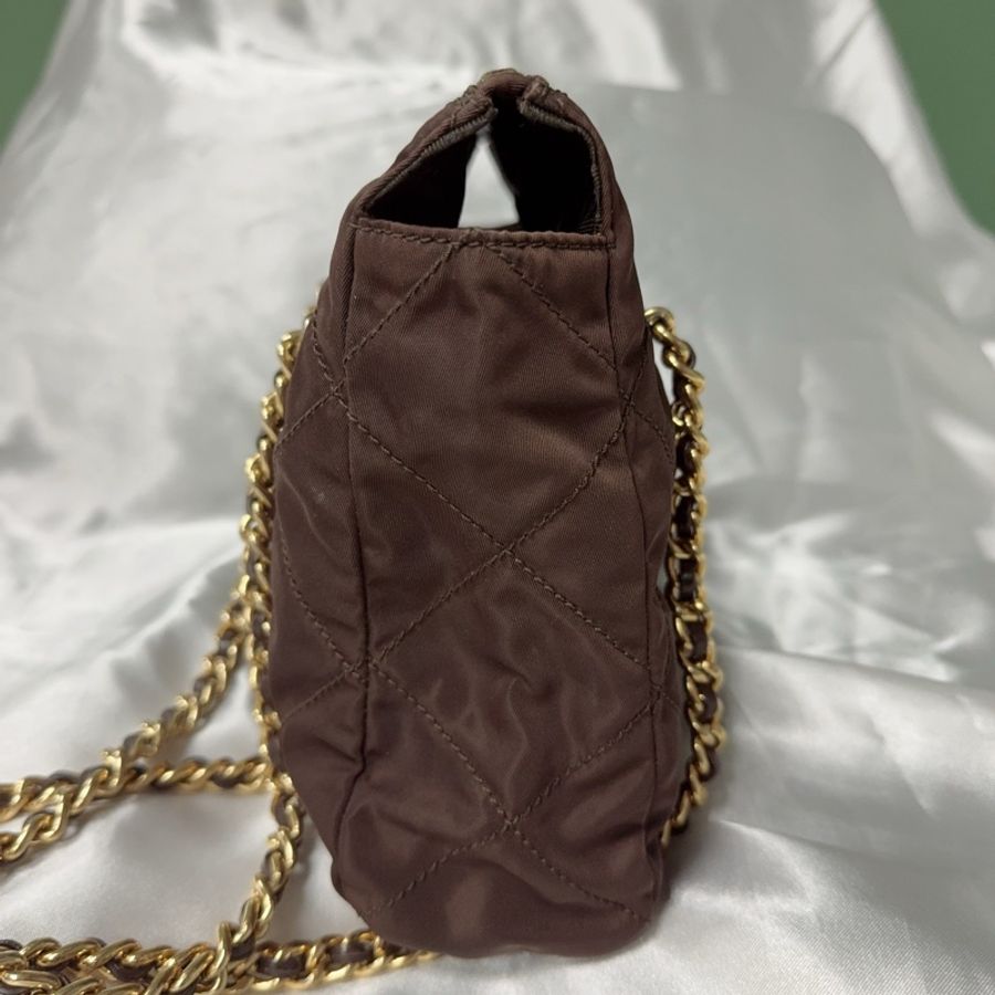 Prada Tesuto Nylon Bag 降落傘尼龍料鏈條兩用袋-8