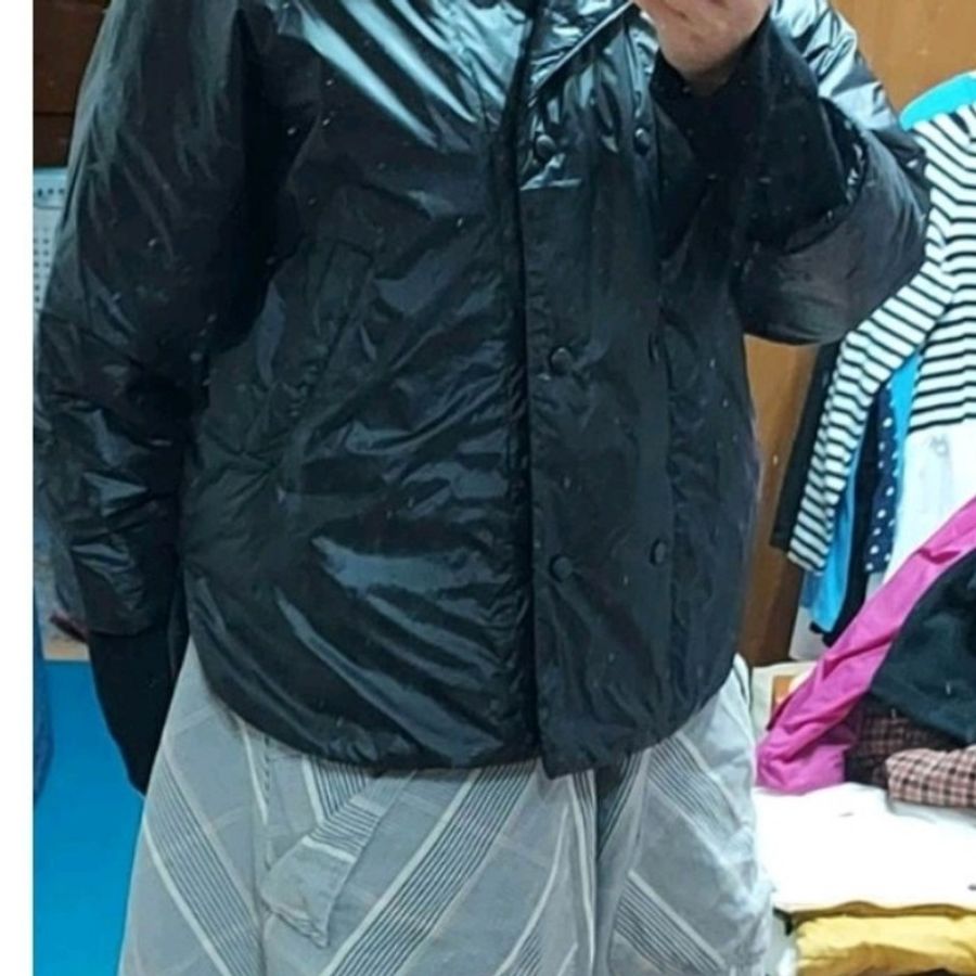 MOMA專櫃品牌女裝防風舖棉連帽外套二手-17