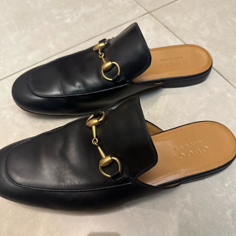 GUCCI Princetown 經典馬銜鍊穆勒鞋-3
