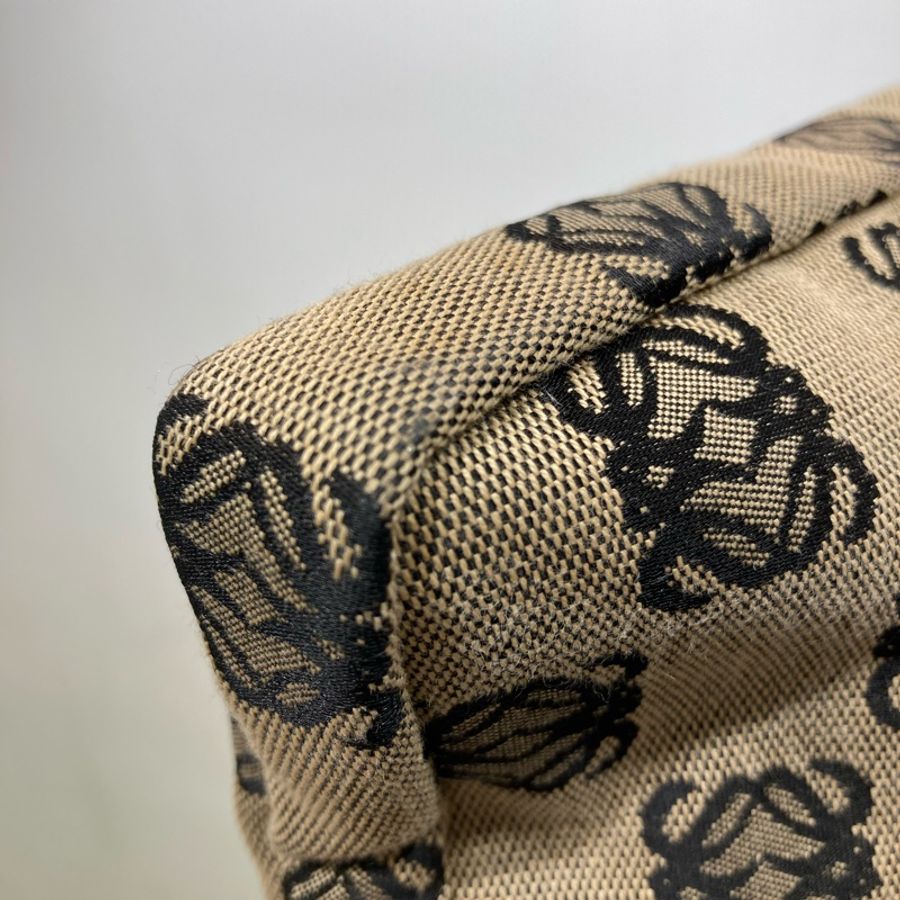LOEWE 羅意威經典復古花紋帆布腋下包包MONOGRAM CANVAS SHOULDER BAG-8