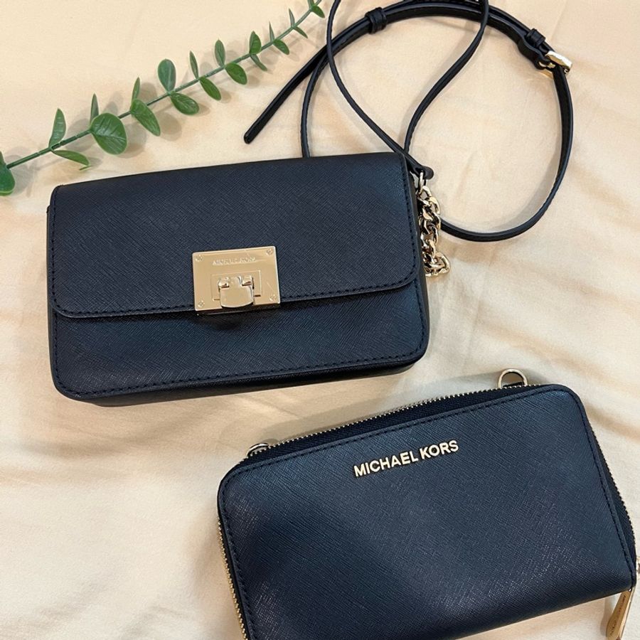 Michael Kors MK 雙層 多功能 兩用 斜背 鍊條包-2