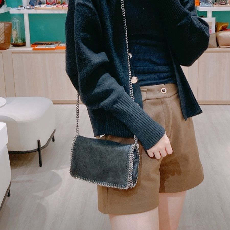 STELLA 翻蓋式鍊帶包包MCCARTNEY CROSSBODY BAG WITH CHAIN-6