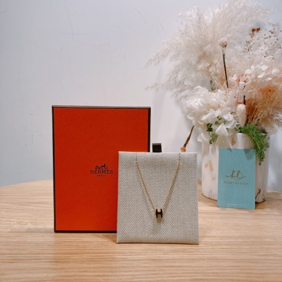 HERMES 愛馬仕迷你H字項鍊MINI POP H NECKLACE-0