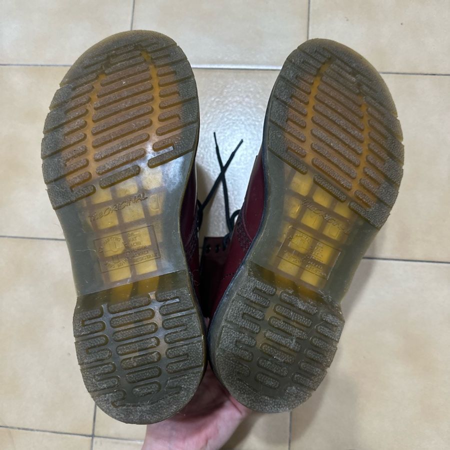 Dr.Martens 1460 8孔馬丁靴 酒紅-8