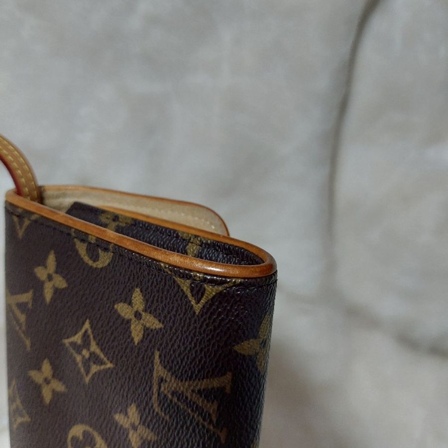 LV 老花 信封包 翻蓋包 手拿 斜背-11