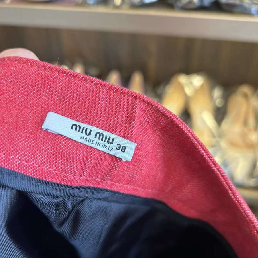 MIUMIU帶鑽牛仔裙 尺寸38碼 非常新-3