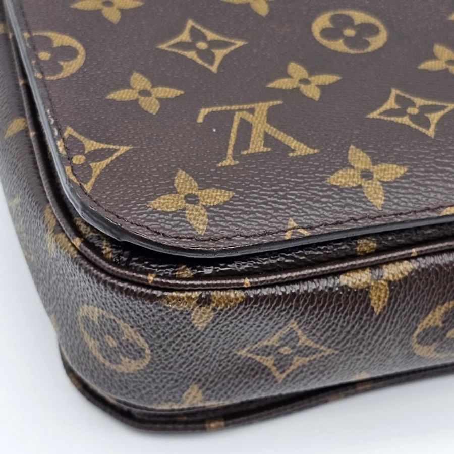 Louis Vuitton LV 老花字紋 Pochette Métisi 郵差包/斜背包-7