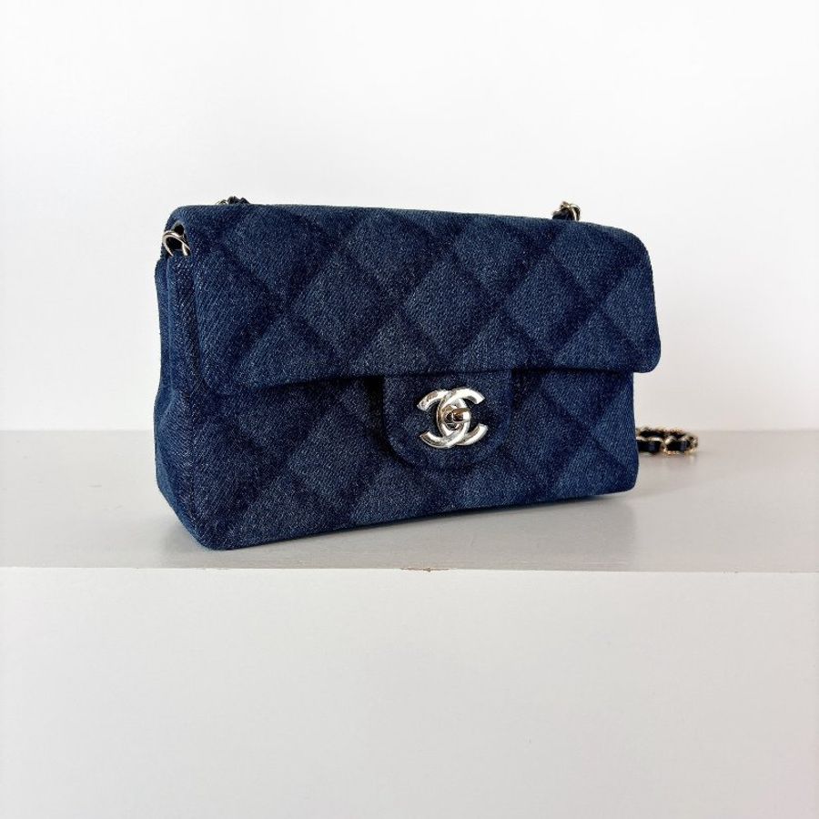 Chanel cf20 全新丹寧 牛仔款-9
