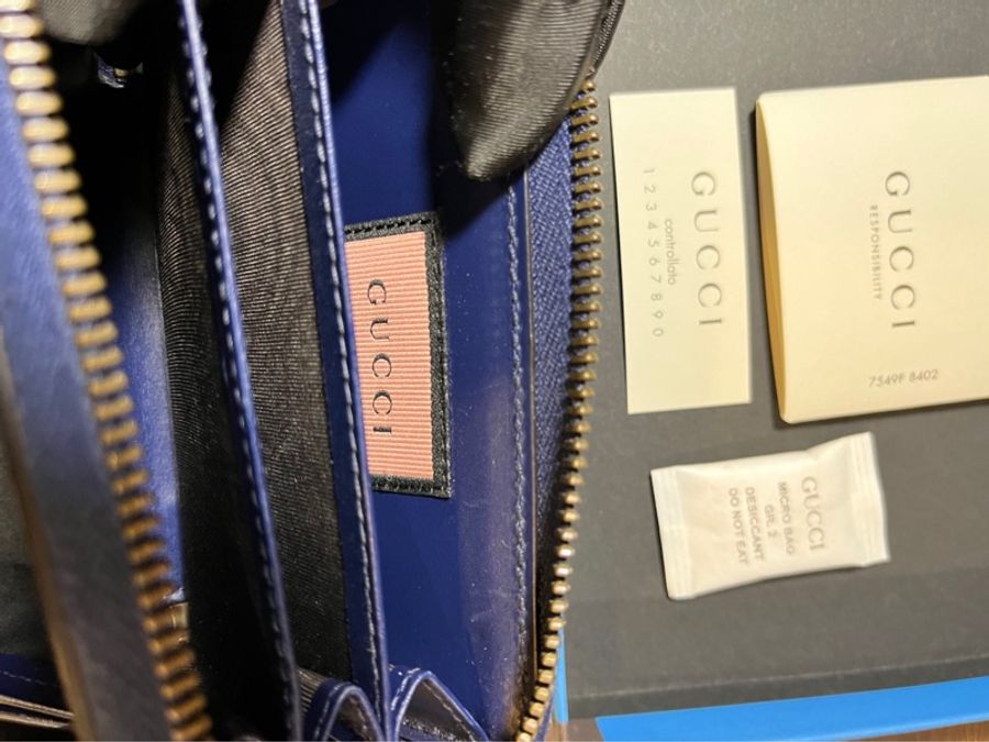 Gucci 塗鴉聯名款 短夾-3
