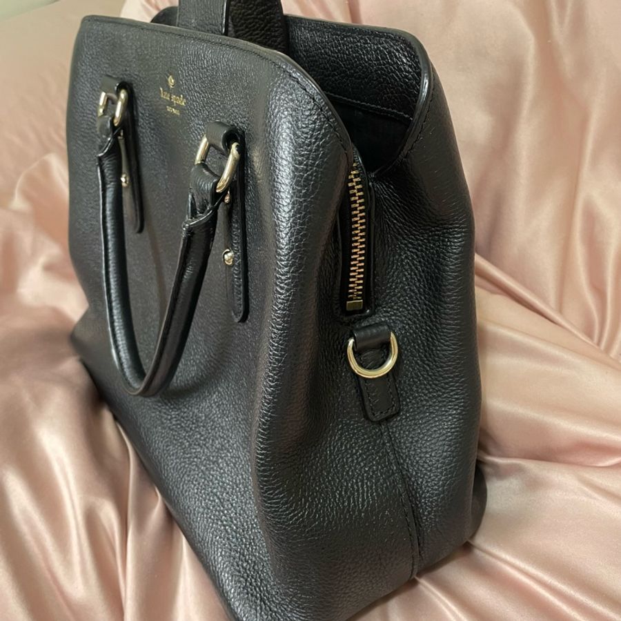 【KATE SPADE】黑色手提包|側背包-3