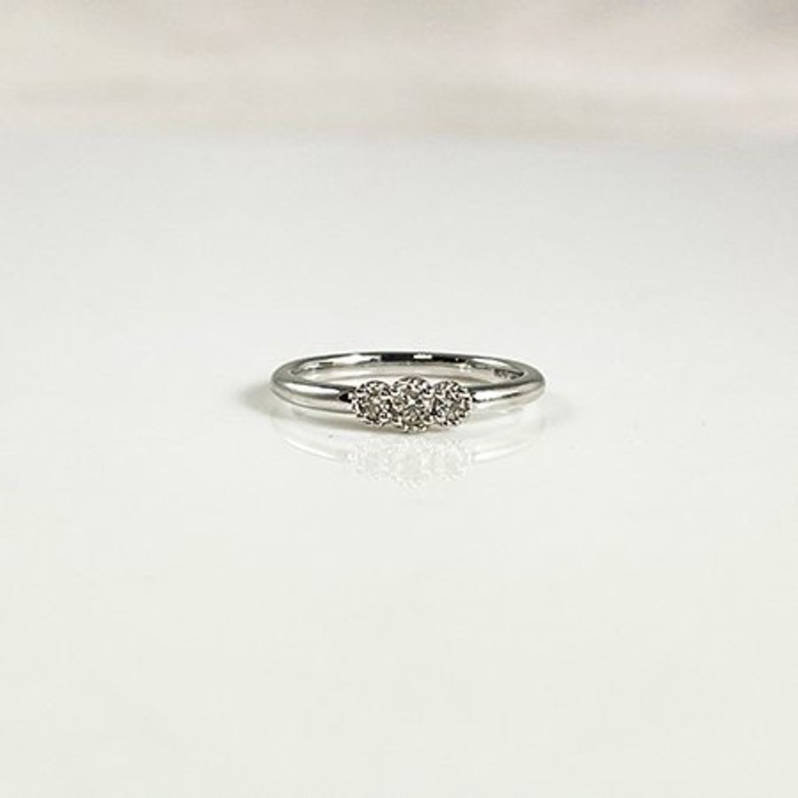 HEARTS ON FIRE 主鑽0.114CT 配鑽0.005CT*2 白K金鑽戒-1