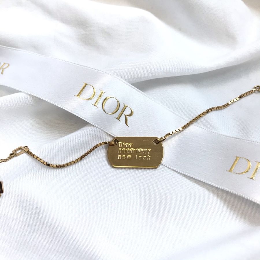 新品上架 現貨 🔥💖 ✨Christian Dior bracelet Dior Bracelet Dior手鏈 Dior 金色手鏈-15