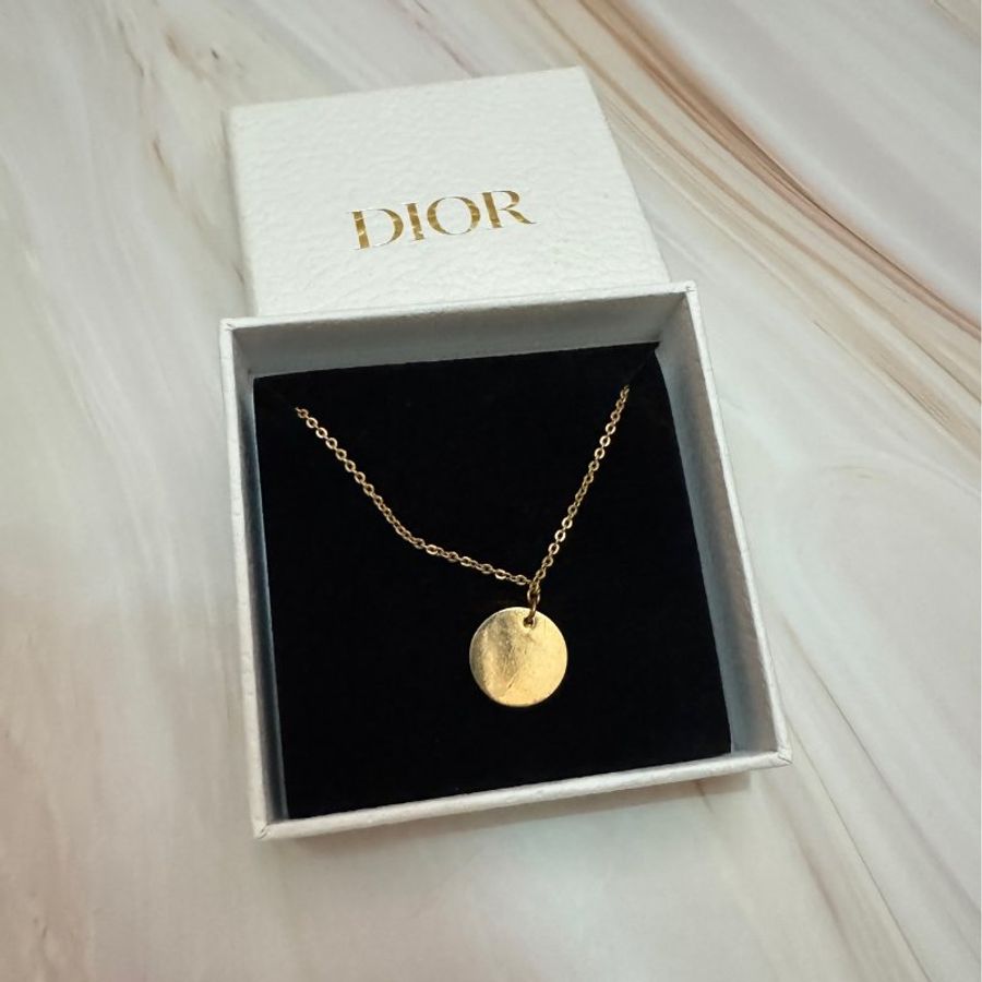 🛍️🎁 雙11🔥 11月新品上架 🔥💖新品上架 現貨 🔥💖 ✨Christian Christian Dior Necklacr Dior 金色閃石頸鏈 Dior 頸鏈-19